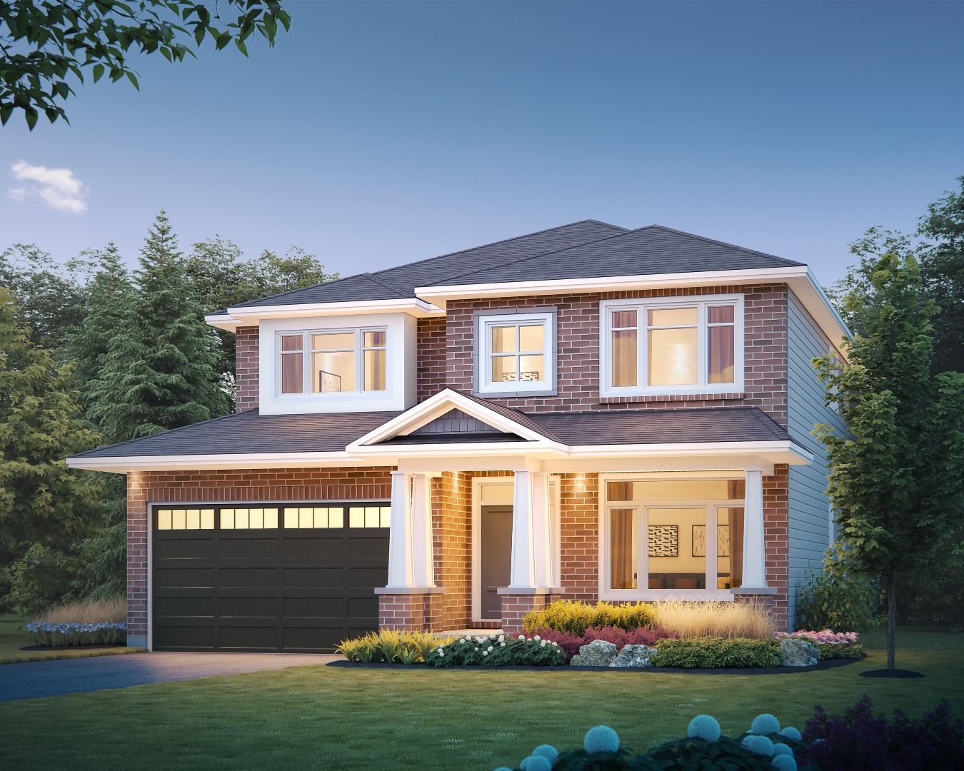Oxford III Elevation Traditional  by Tamarack Homes